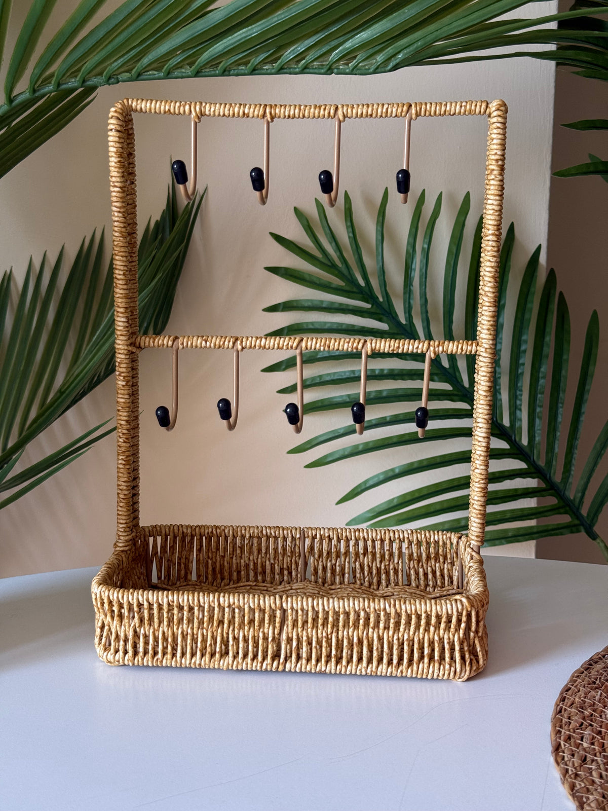 Berry Rattan Çok Amaçlı Askı Naturel KOD:54715
