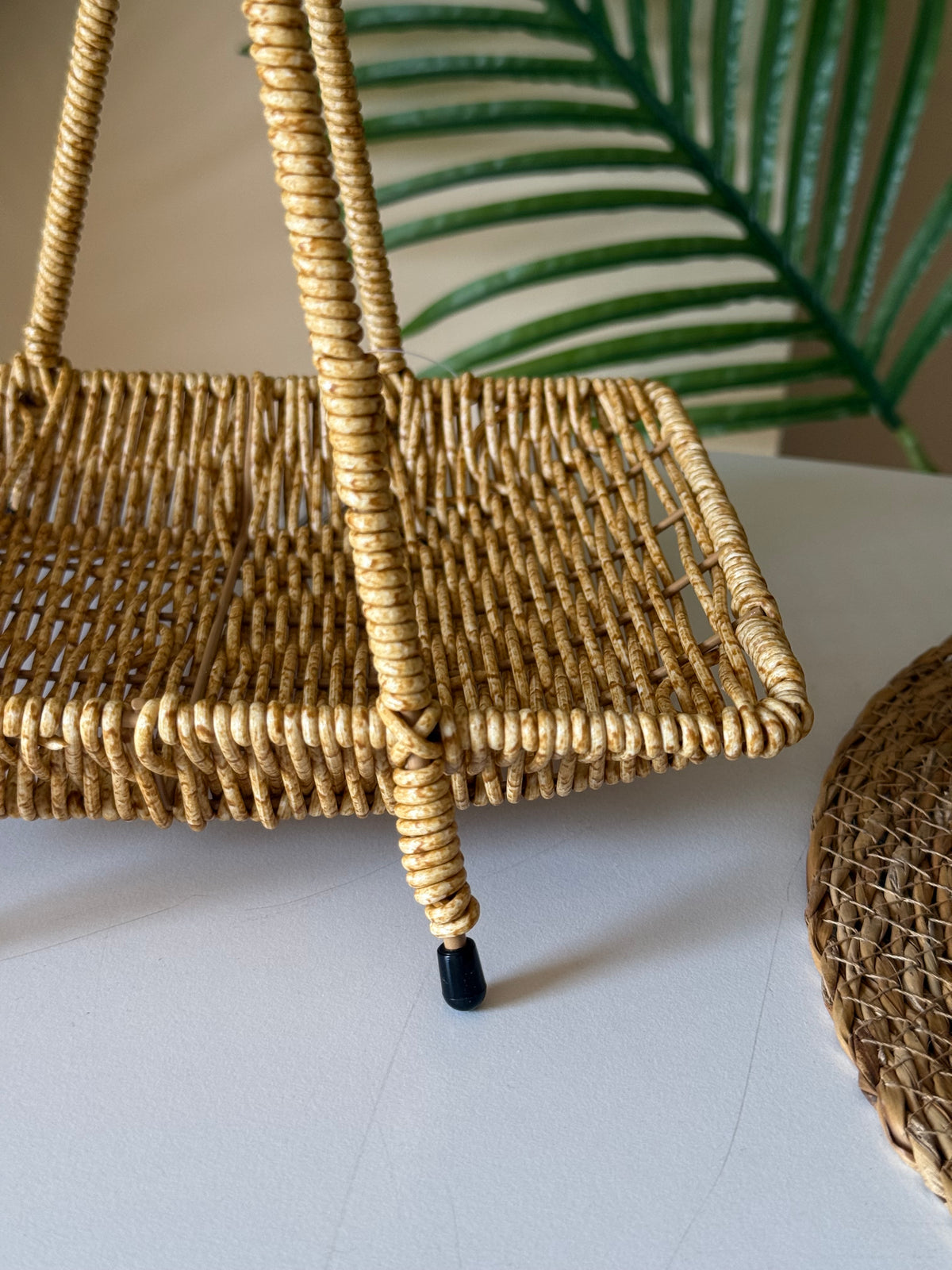 Alexy Rattan Standlı Kabak Sunumluk Seti Naturel KOD:51214