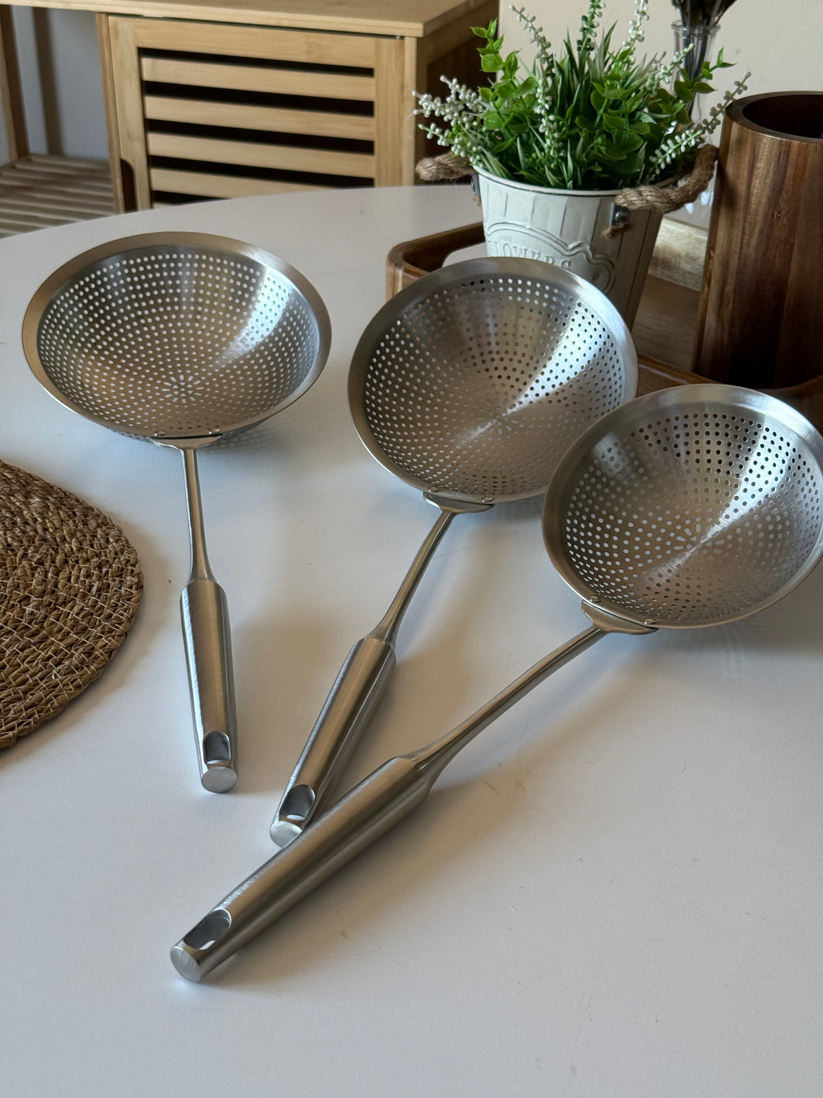 Miron 3 Boy Paslanmaz Çelik Kevgir Seti KOD:9240-42