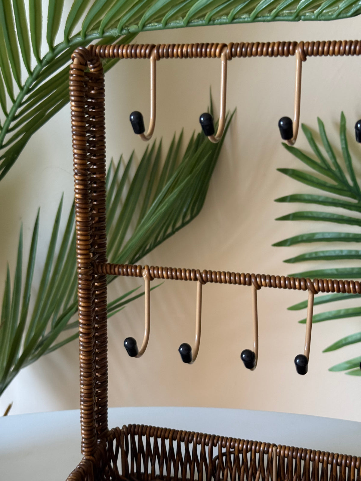 Berry Rattan Çok Amaçlı Askı Kahve Rengi KOD:54715