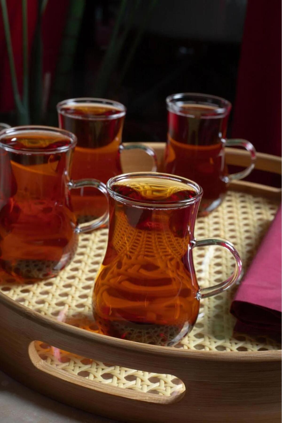 Borosilikat 6’lı Çay Bardağı 200 ml