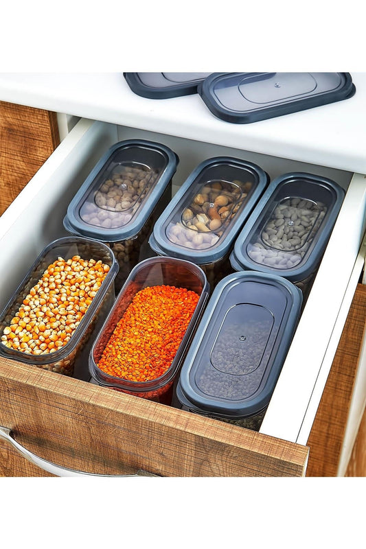 Nivabox 12'li Set Erzak Saklama Kabı  12x1500 ml