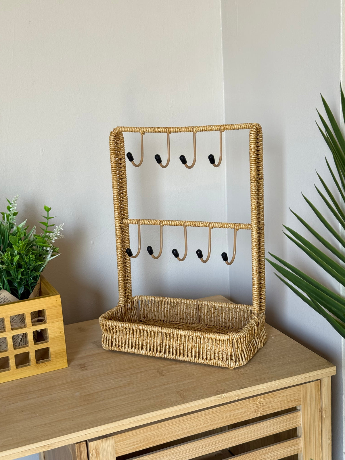 Berry Rattan Çok Amaçlı Askı Naturel KOD:54715