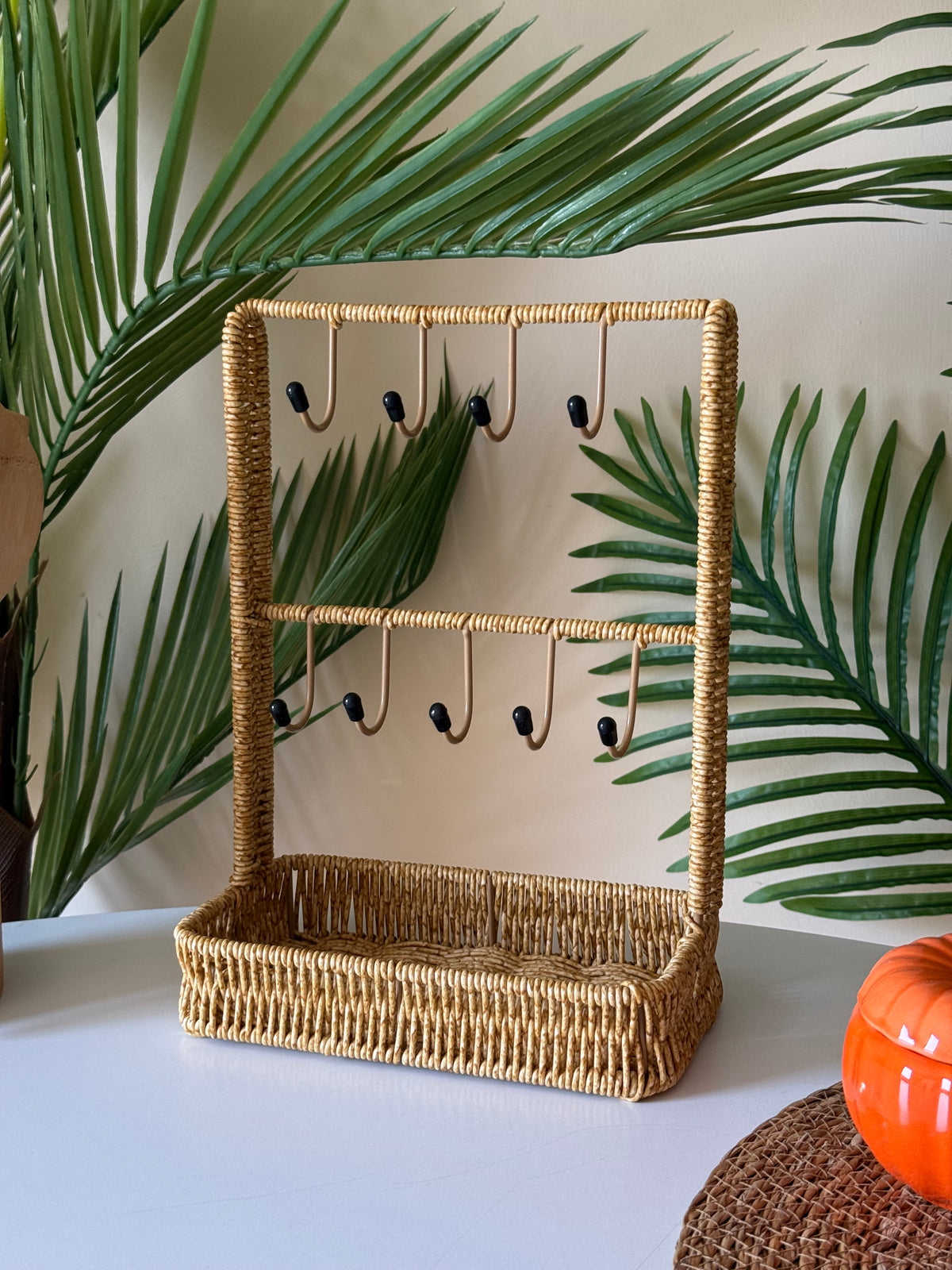 Berry Rattan Çok Amaçlı Askı Naturel KOD:54715