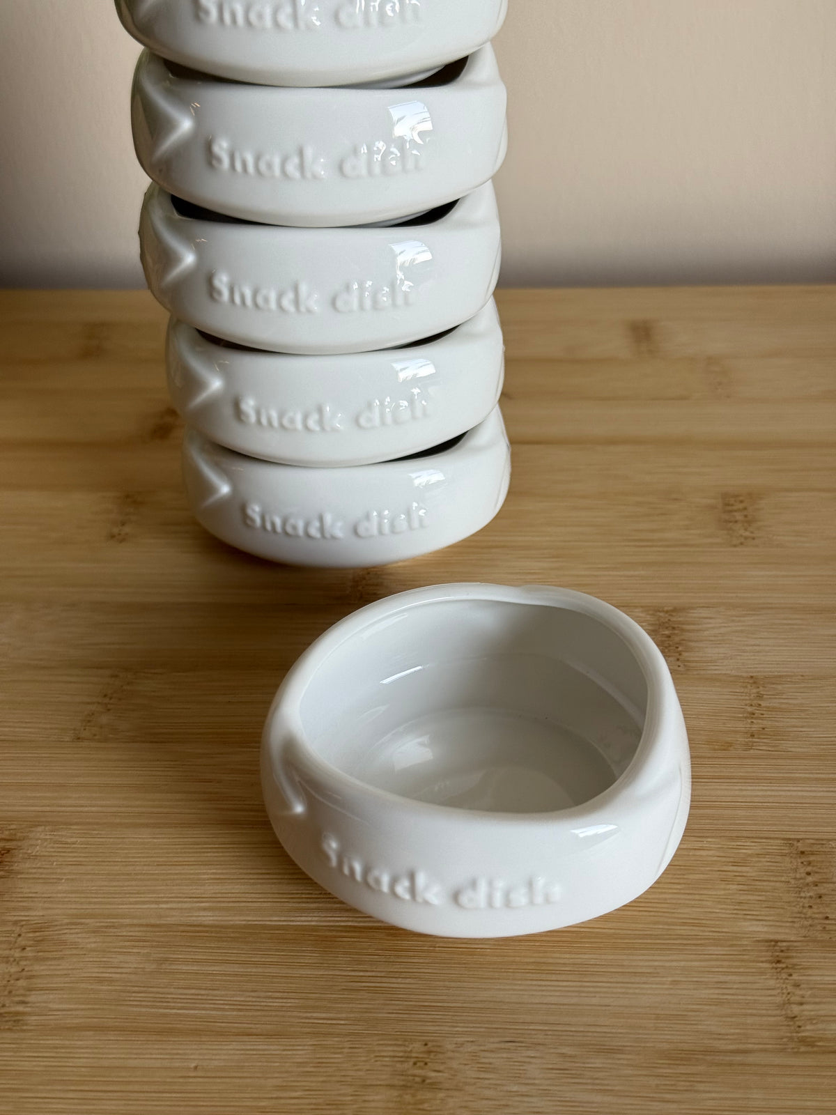 Snack Dish Yuvarlak Porselen Çerezlik Recelik Seti 6 Adet KOD:8334