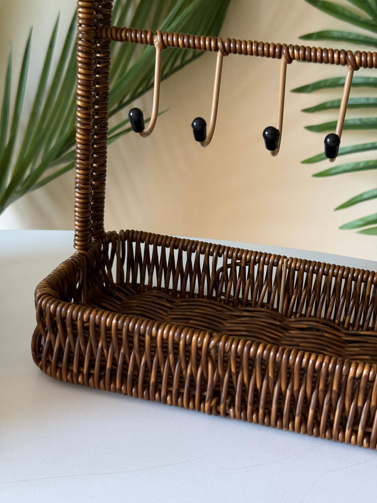 Berry Rattan Çok Amaçlı Askı Kahve Rengi KOD:54715