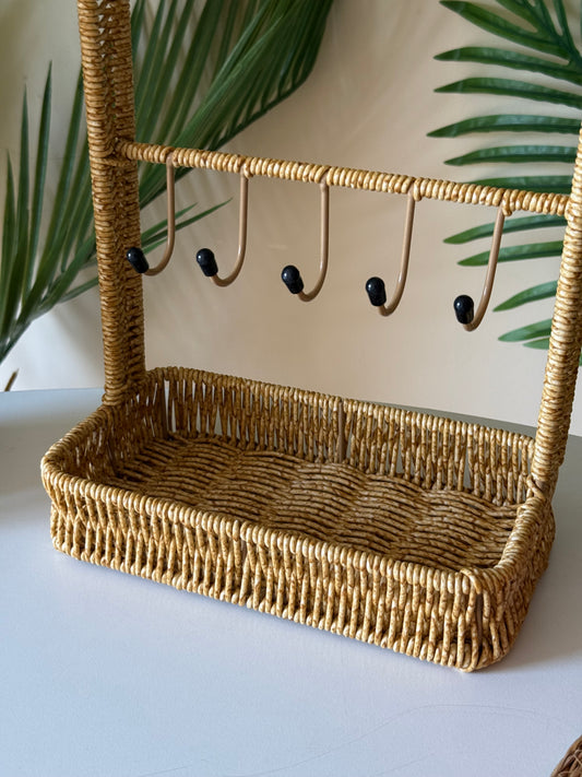 Berry Rattan Çok Amaçlı Askı Naturel KOD:54715