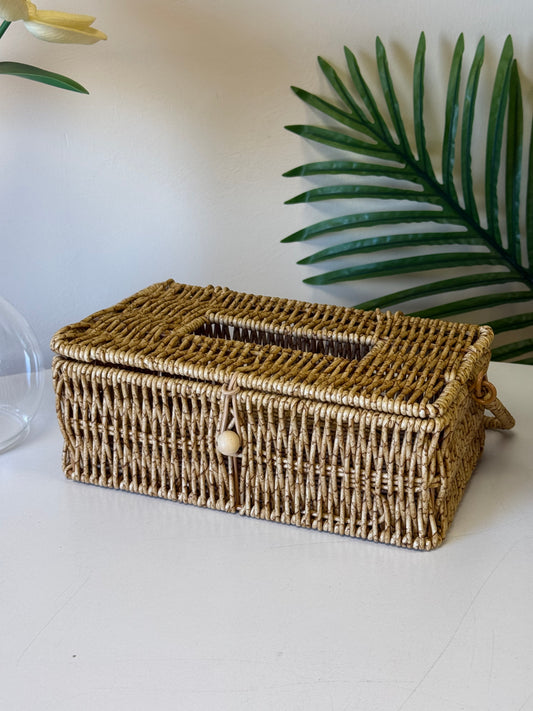 Luna İkili Rattan Peçetelik Düzenleyici Seti